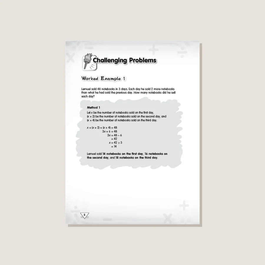 Challenging Word Problems Grade 6 - Blemished - Image 2