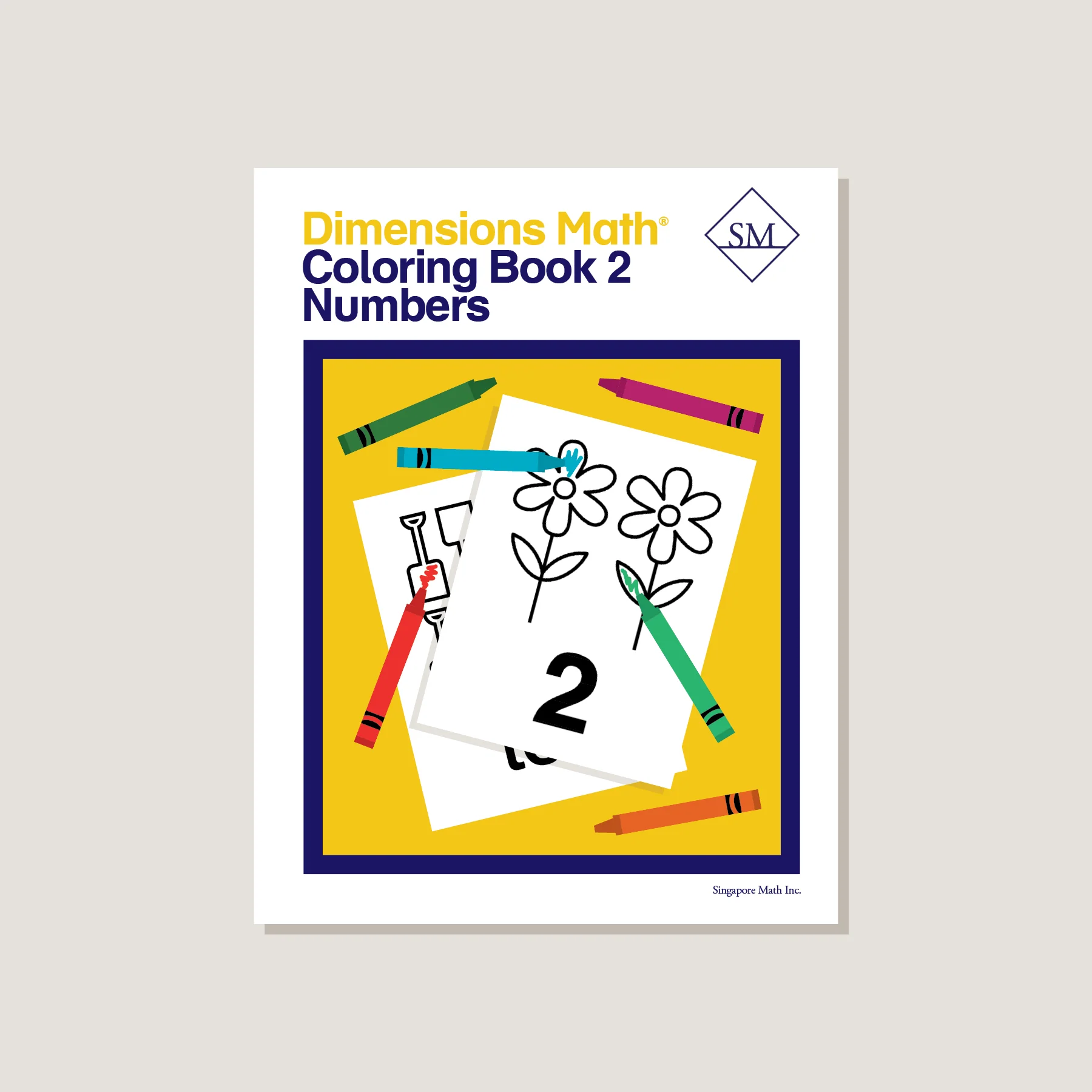 Dimensions Math Coloring Book 2 Numbers