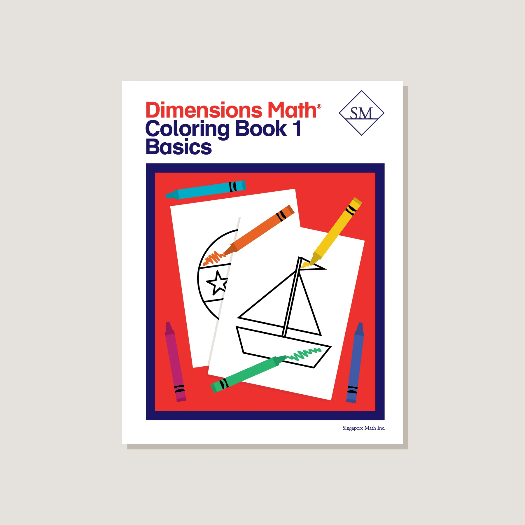 Dimensions Math Coloring Book Set - Image 5