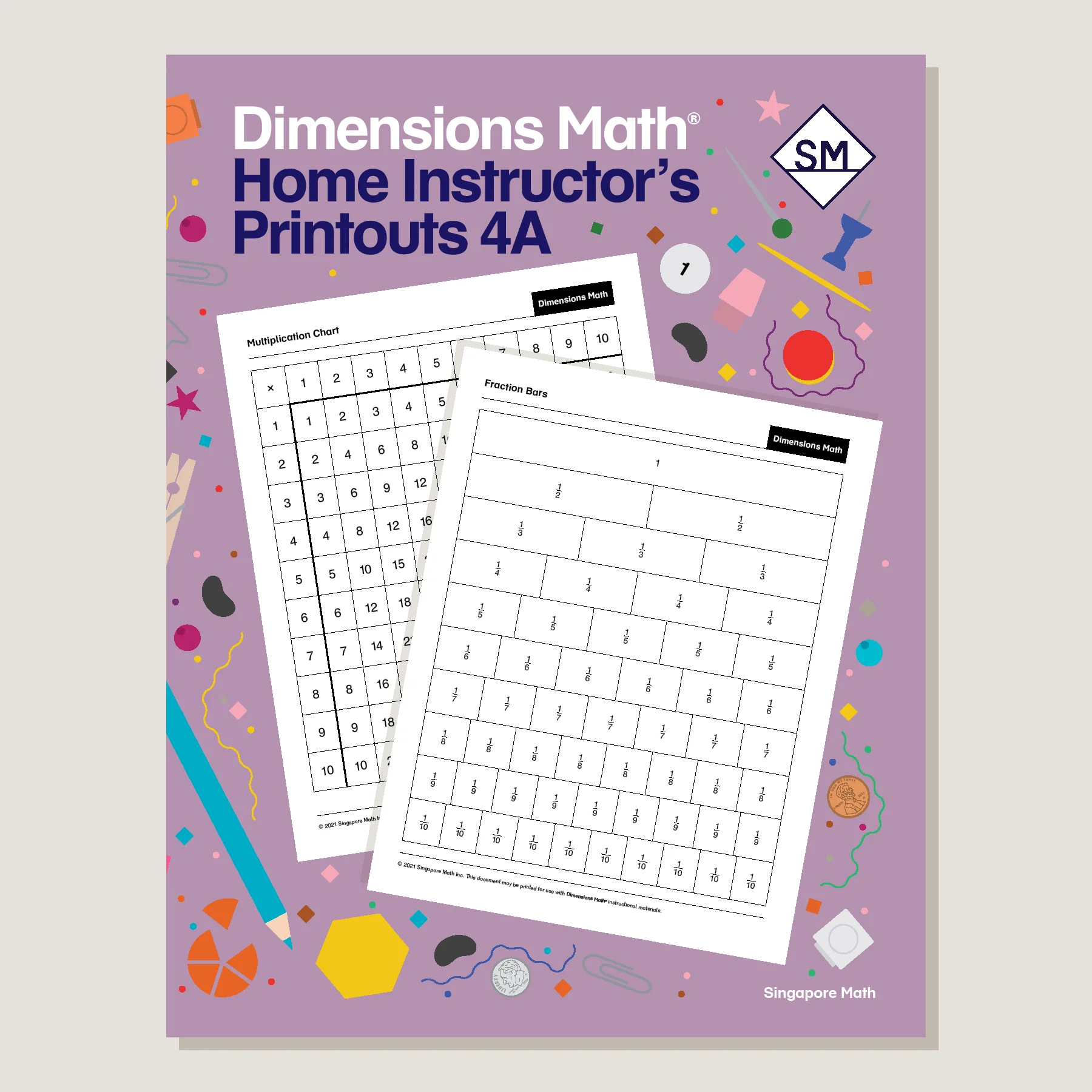 Dimensions Math Grade 4 Set with Home Instructor's Guides - Image 8