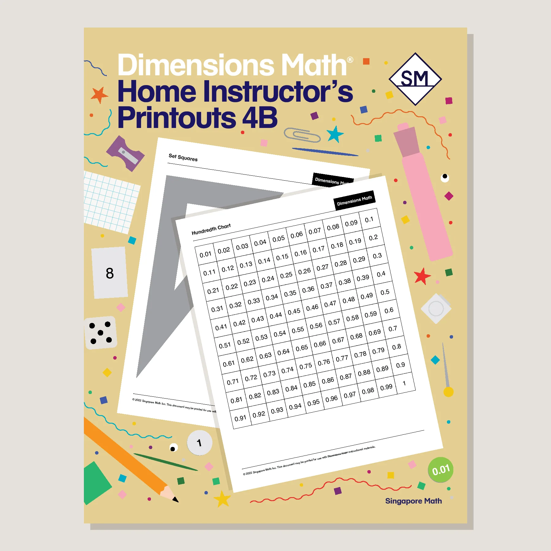 Dimensions Math Grade 4 Set with Home Instructor's Guides - Image 9