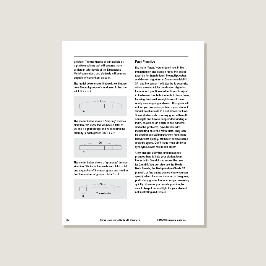Dimensions Math Home Instructor's Guide 2A - Image 4
