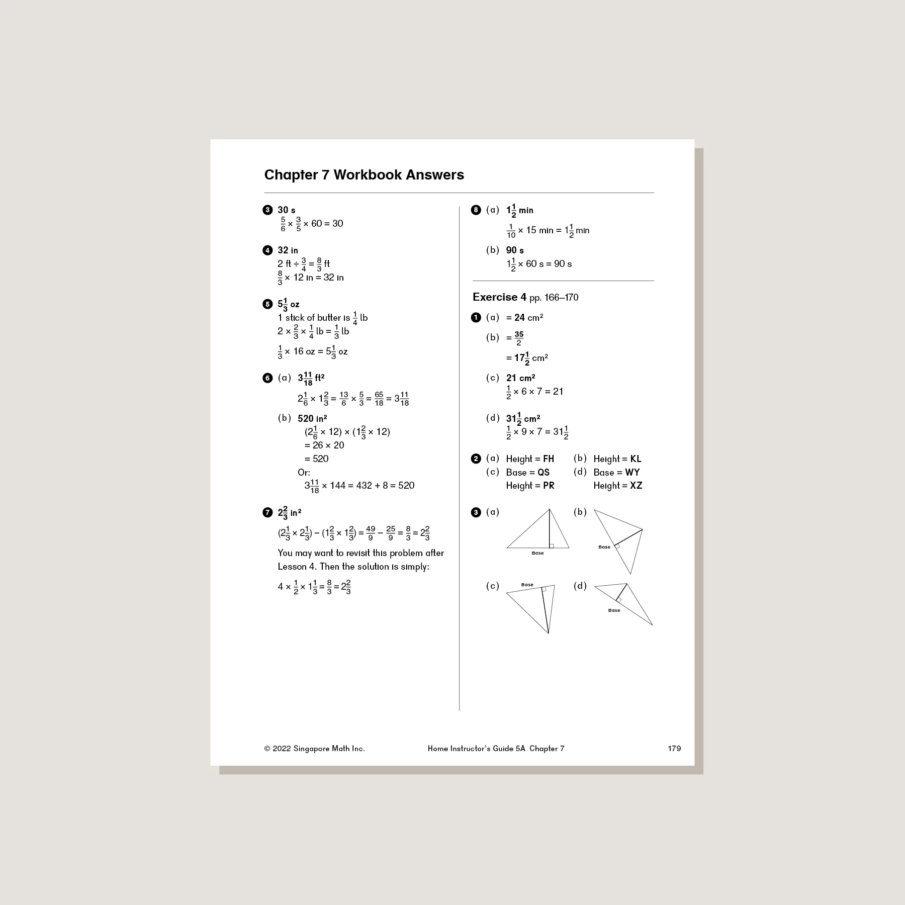 Dimensions Math Home Instructor's Guide 5A - Image 4