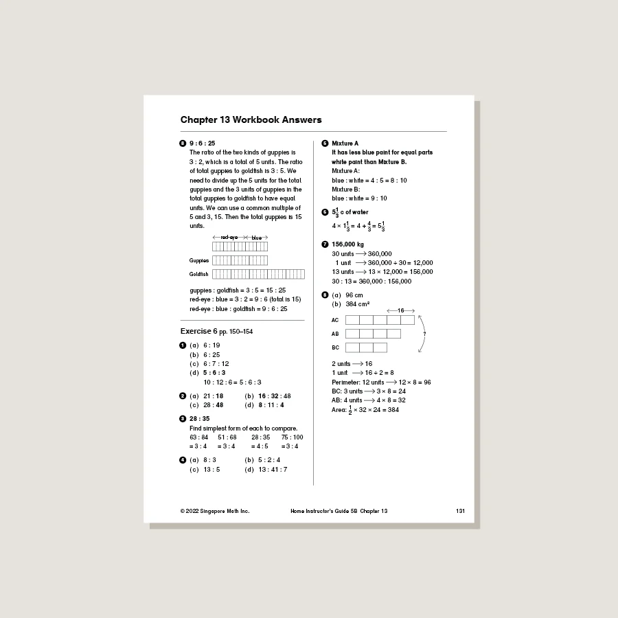 Dimensions Math Home Instructor's Guide 5B - Image 4