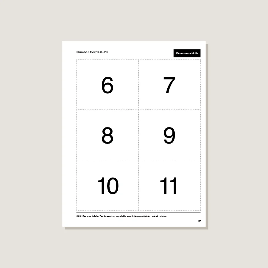 Dimensions Math Home Instructor's Printouts 1A - Blemished - Image 3