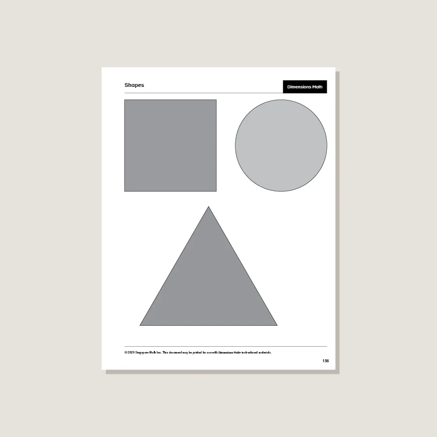Dimensions Math Home Instructor's Printouts 2B - Image 3