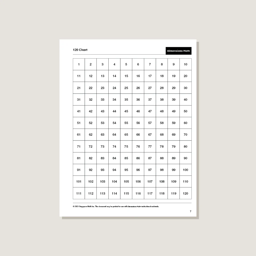 Dimensions Math Home Instructor's Printouts 4A - Image 2