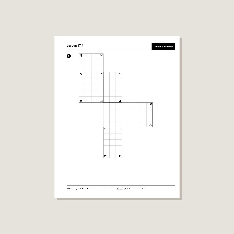 Dimensions Math Home Instructor's Printouts 4B - Image 3