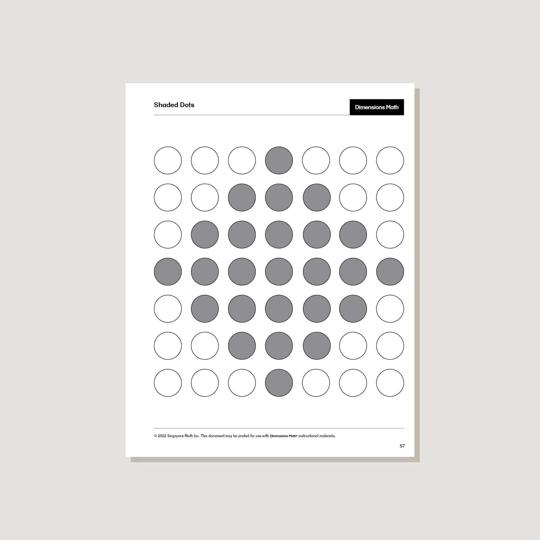 Dimensions Math Home Instructor's Printouts 5A - Image 3