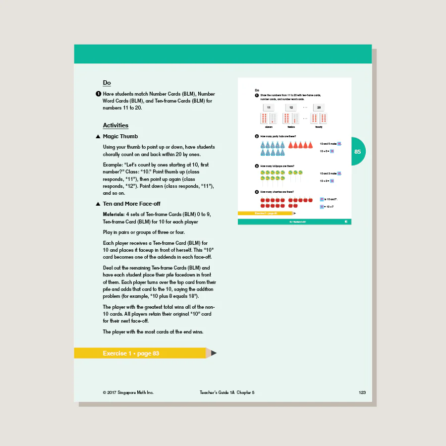 Dimensions Math Teacher's Guide 1A - Blemished - Image 3