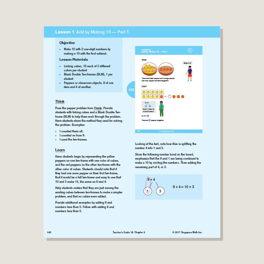 Dimensions Math Teacher's Guide 1A - Blemished - Image 4