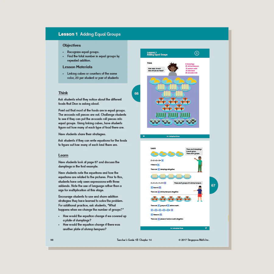 Dimensions Math Teacher's Guide 1B - Image 4