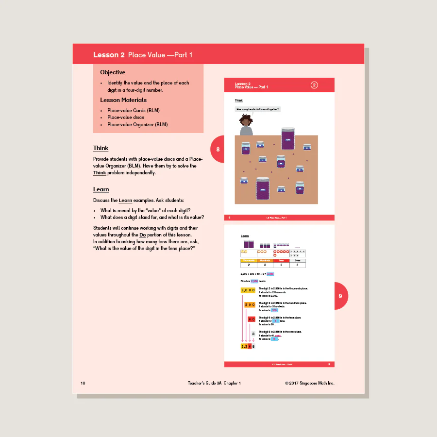 Dimensions Math Teacher's Guide 3A - Blemished - Image 2