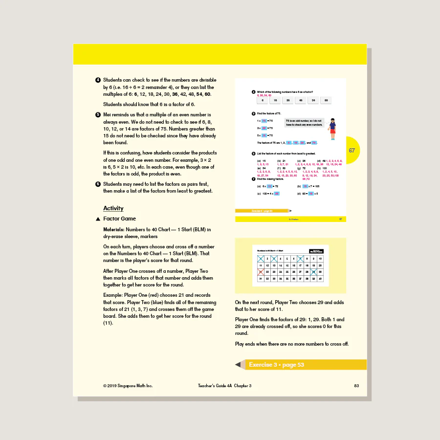 Dimensions Math Teacher's Guide 4A - Image 4