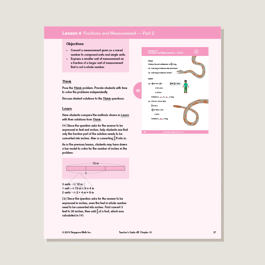 Dimensions Math Teacher's Guide 4B - Blemished - Image 2