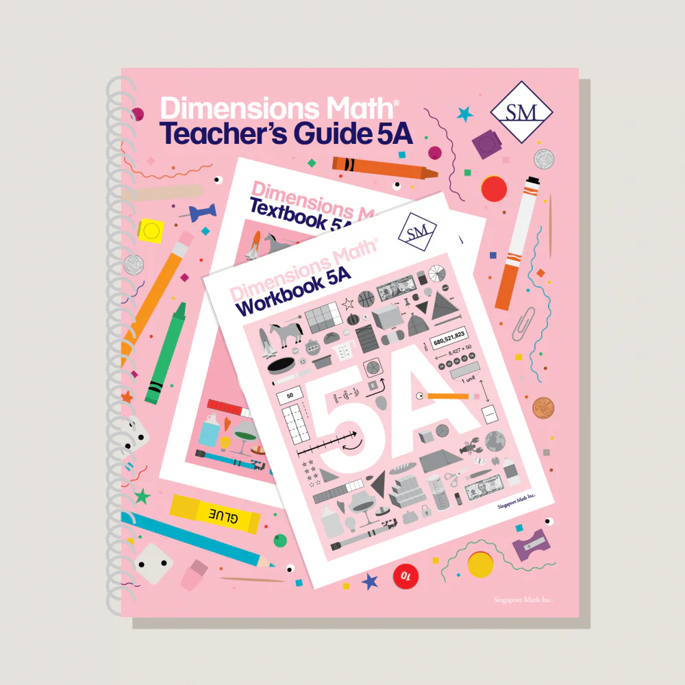 Dimensions Math Teacher's Guide 5A - Blemished