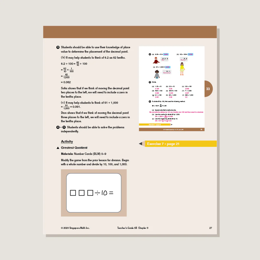 Dimensions Math Teacher's Guide 5B - Image 4