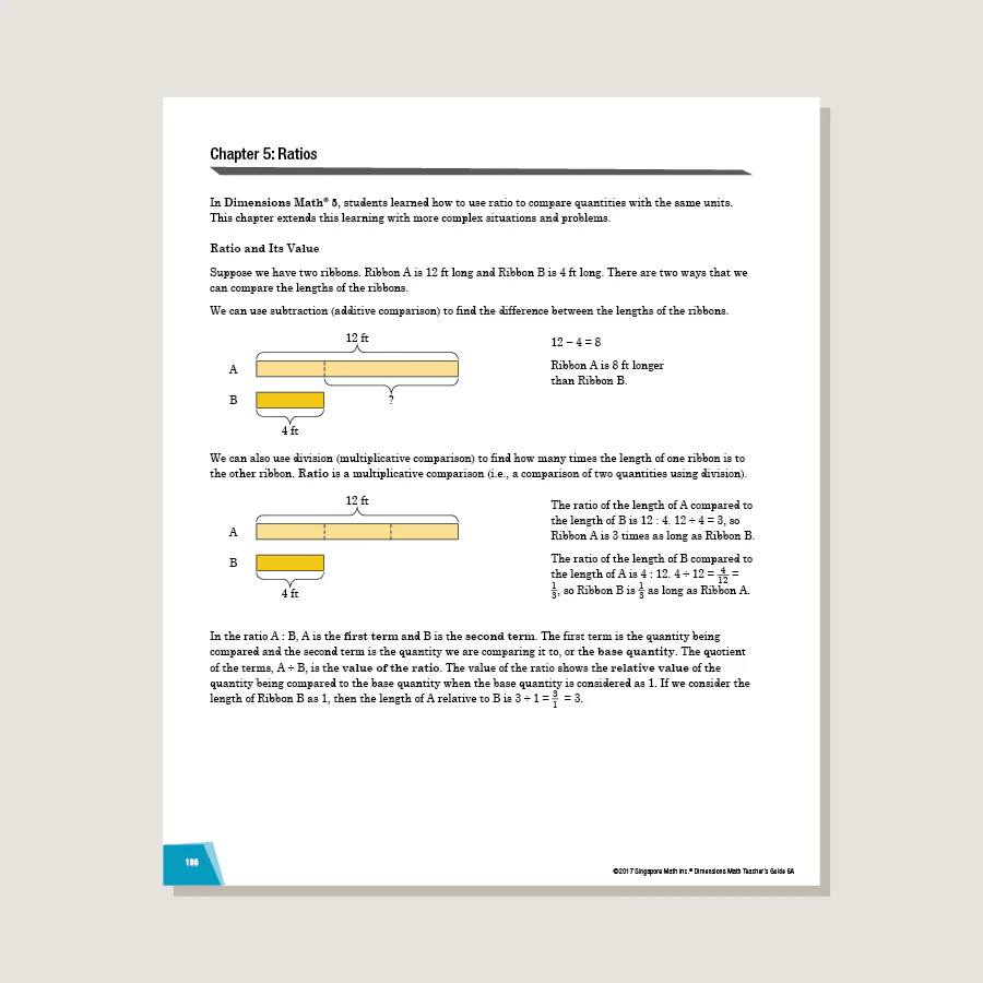 Dimensions Math Teacher's Guide 6B - Blemished - Image 3