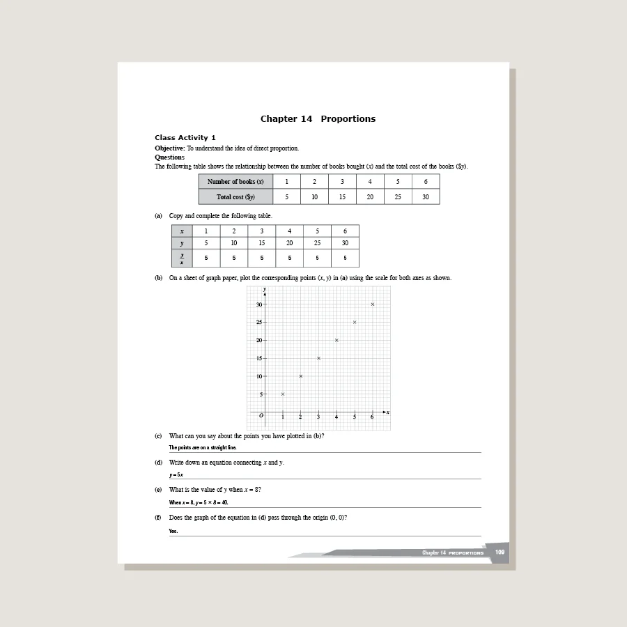 Dimensions Math Teaching Notes and Solutions 7B - Blemished - Image 2