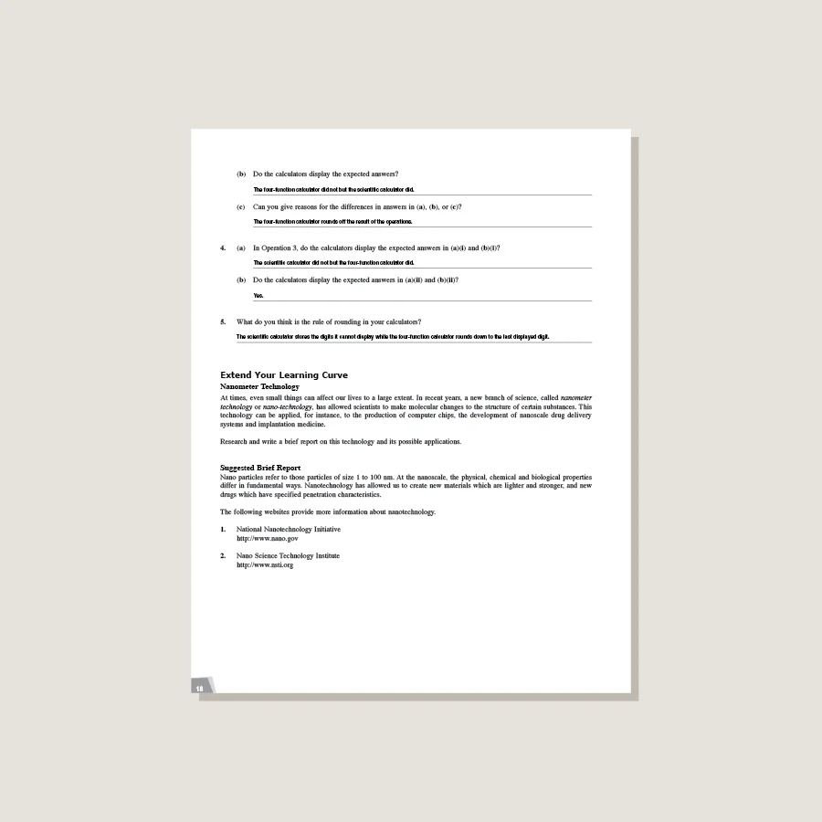 Dimensions Math Teaching Notes and Solutions 8A - Blemished - Image 4