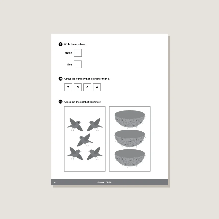 Dimensions Math Tests 1A - Image 2