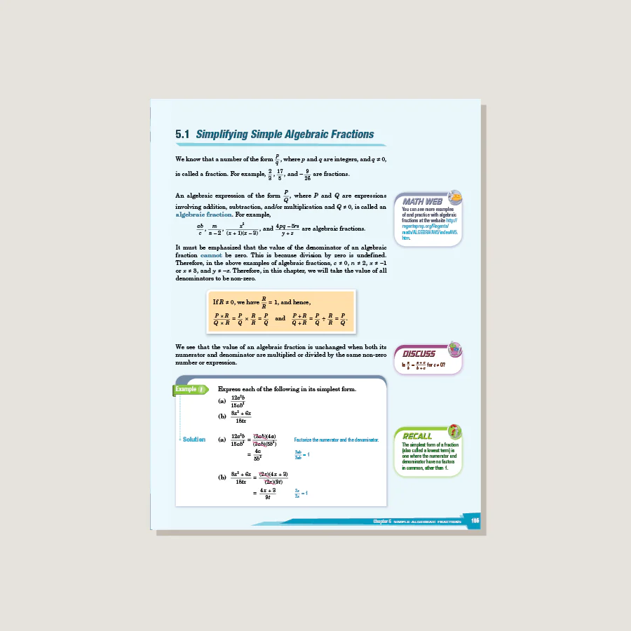 Dimensions Math Textbook 8A - Image 3