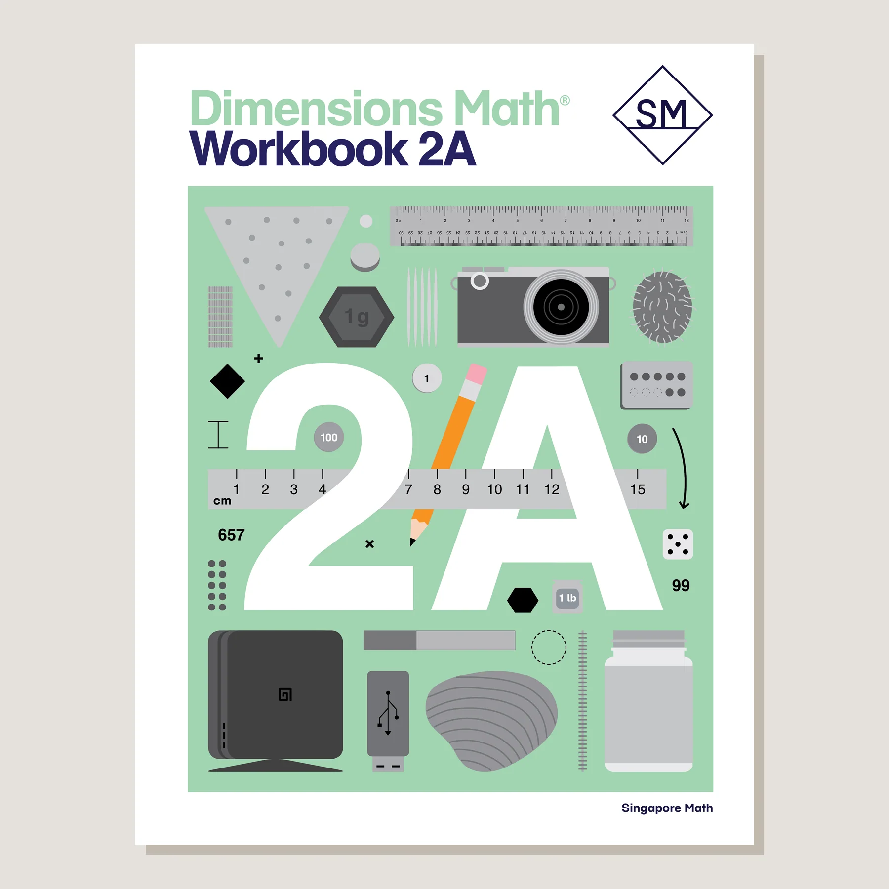 Dimensions Math Workbook 2A - Blemished