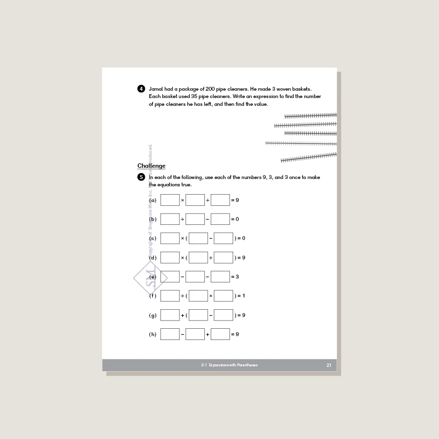Dimensions Math Workbook 5A - Image 4