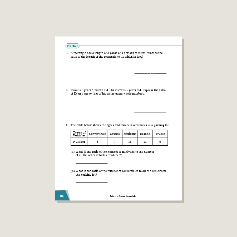 Dimensions Math Workbook 6A - Blemished - Image 3