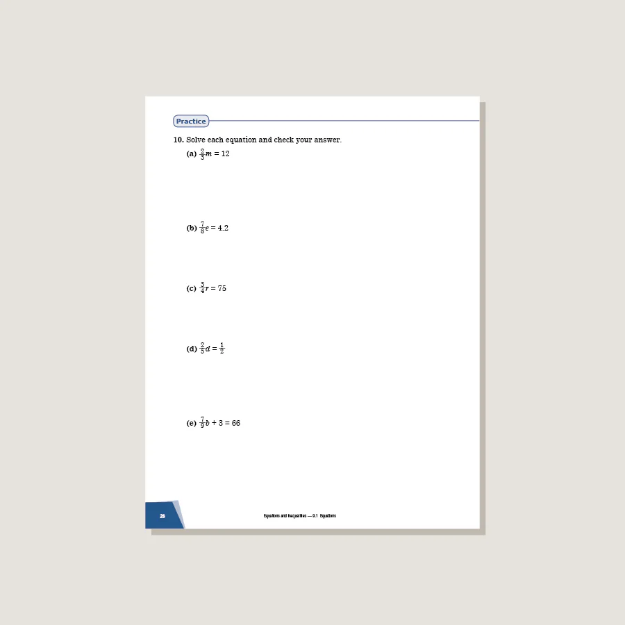 Dimensions Math Workbook 6B - Blemished - Image 4