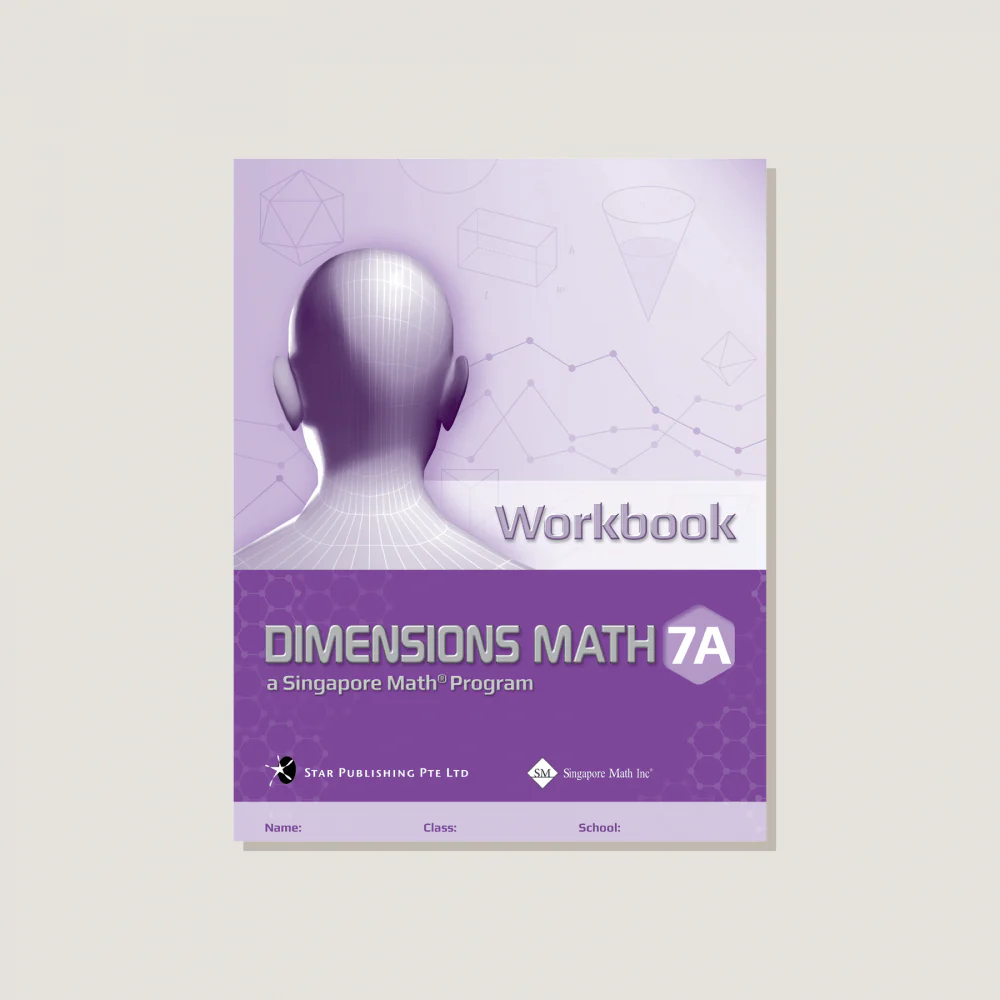 Dimensions Math Workbook 7A - Blemished