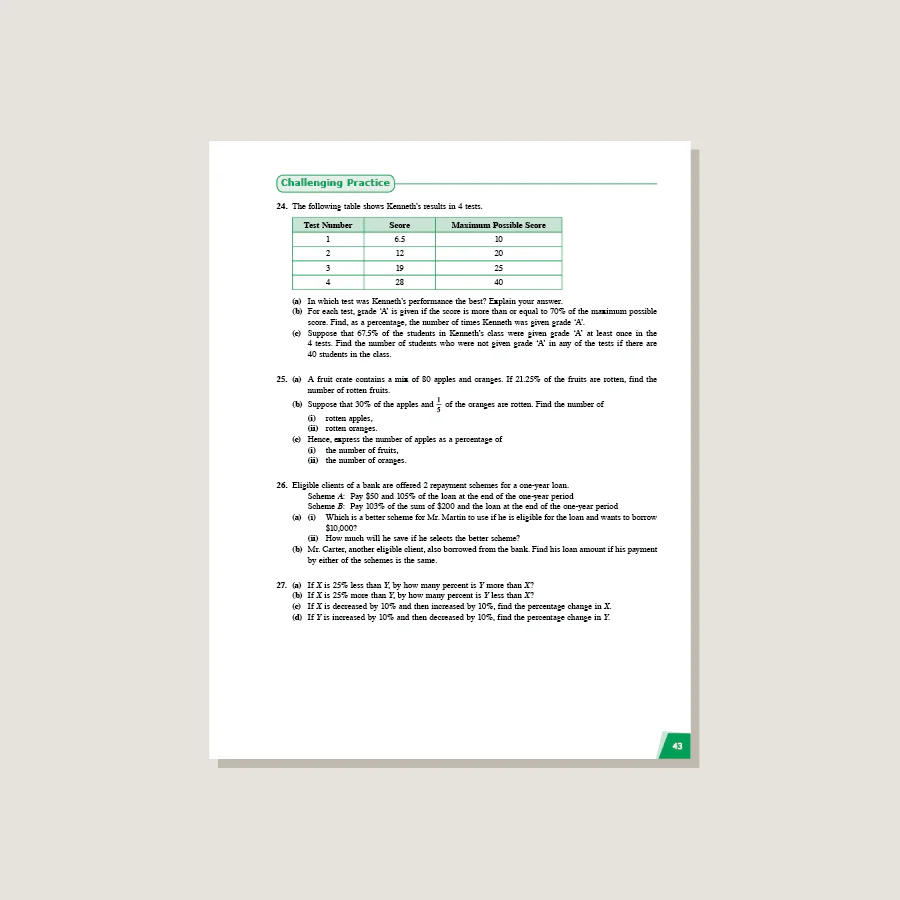 Dimensions Math Workbook 7A - Blemished - Image 4
