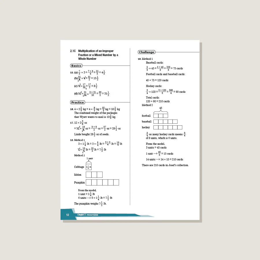 Dimensions Math Workbook Solutions 6A & B - Blemished - Image 3