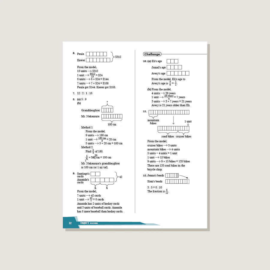 Dimensions Math Workbook Solutions 6A & B - Blemished - Image 4