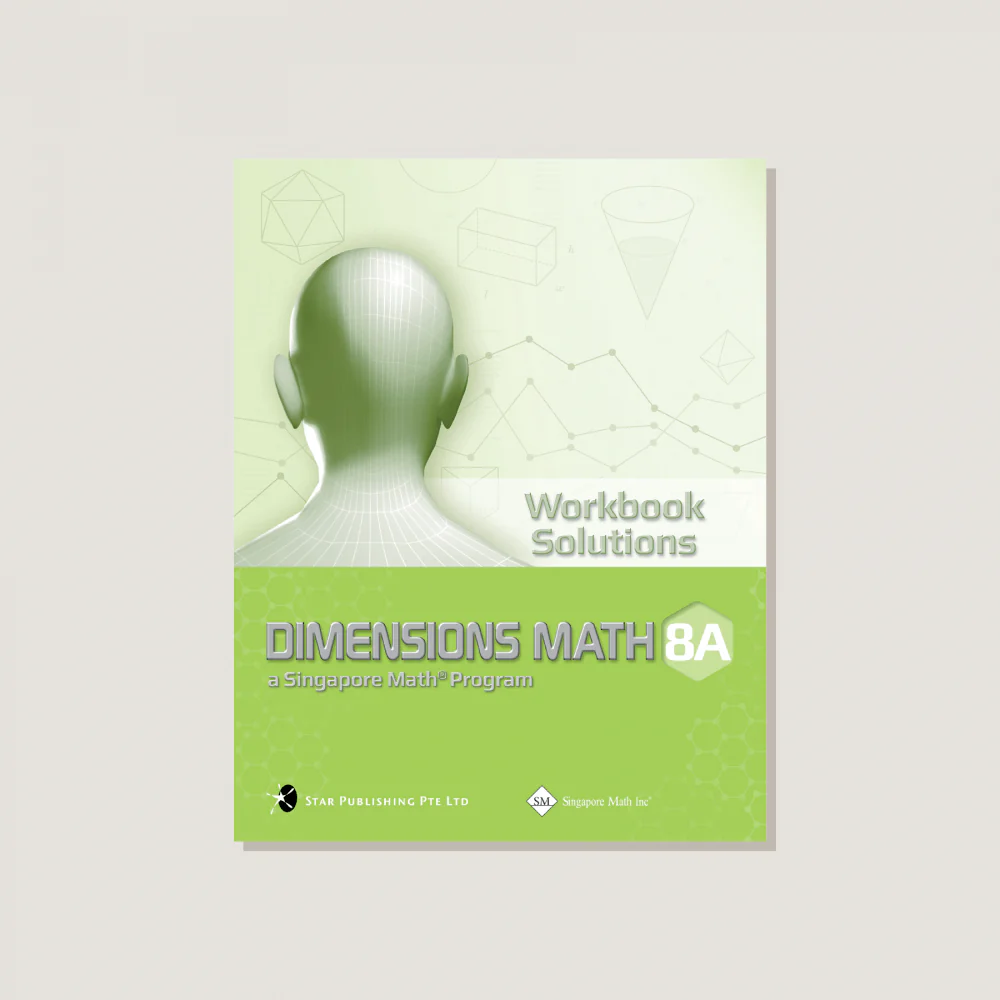 Dimensions Math Workbook Solutions 8A - Blemished
