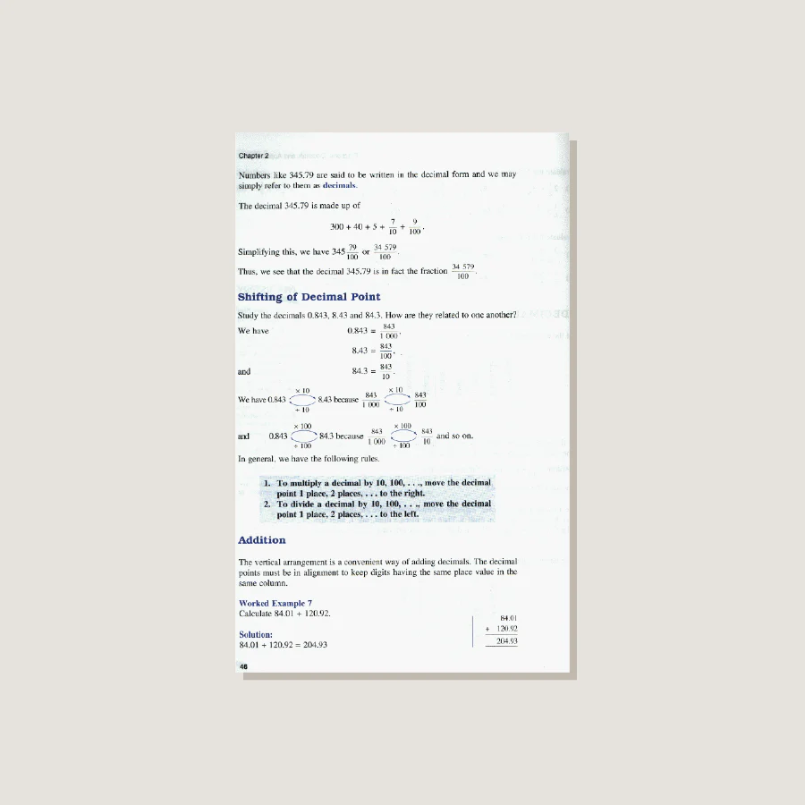 New Elementary Mathematics Textbook 1 - Blemished - Image 2