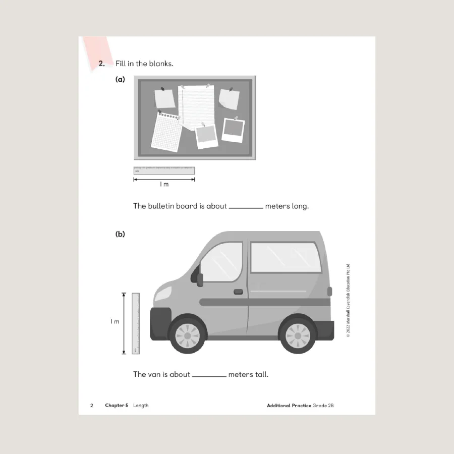 Primary Mathematics Additional Practice 2B (2022 Edition) - Blemished - Image 3