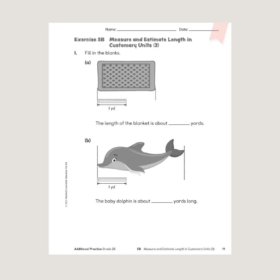 Primary Mathematics Additional Practice 2B (2022 Edition) - Blemished - Image 4