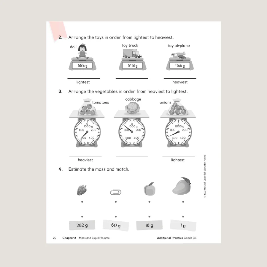 Primary Mathematics Additional Practice 3B (2022 Edition) - Image 3