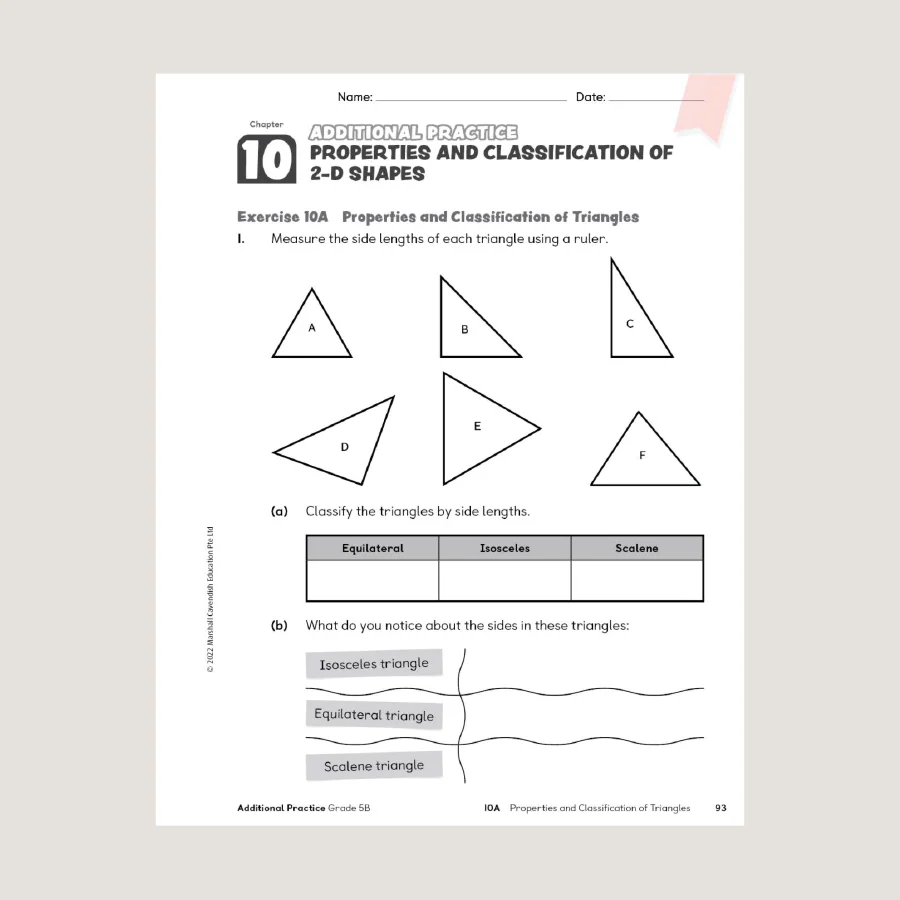 Primary Mathematics Additional Practice 5B (2022 Edition) - Image 2