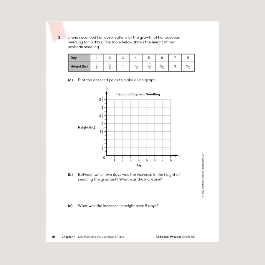 Primary Mathematics Additional Practice 5B (2022 Edition) - Blemished - Image 4