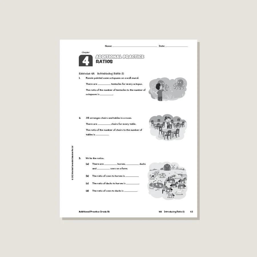 Primary Mathematics Additional Practice 6A (2022 Edition) - Blemished - Image 2