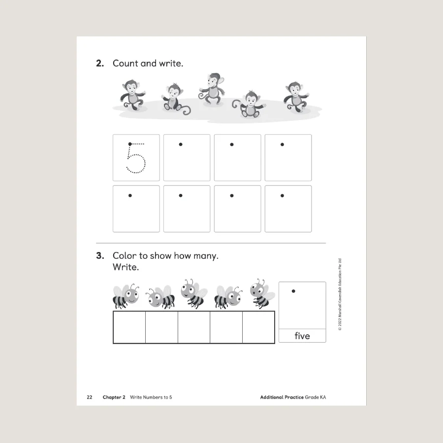 Primary Mathematics Additional Practice KA (2022 Edition) - Blemished - Image 3