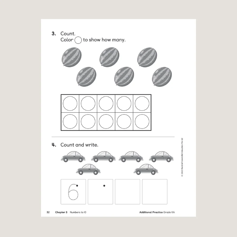 Primary Mathematics Additional Practice KA (2022 Edition) - Blemished - Image 4