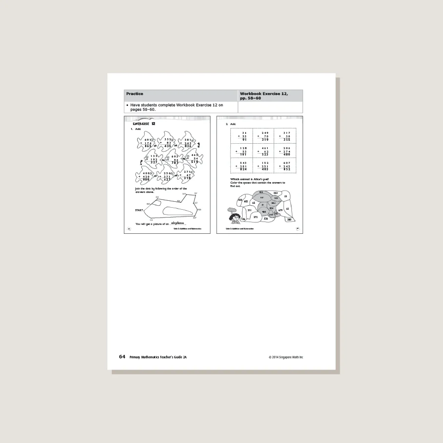 Primary Mathematics Common Core Edition Teacher's Guide 2A - Blemished - Image 4