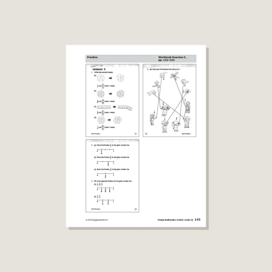 Primary Mathematics Common Core Edition Teacher's Guide 2B - Blemished - Image 4