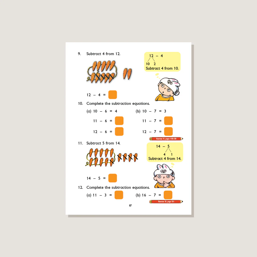 Primary Mathematics Common Core Edition Textbook 1A - Blemished - Image 3