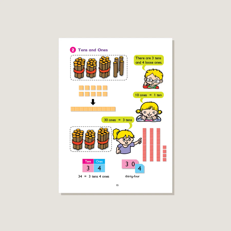Primary Mathematics Common Core Edition Textbook 1B - Blemished - Image 2