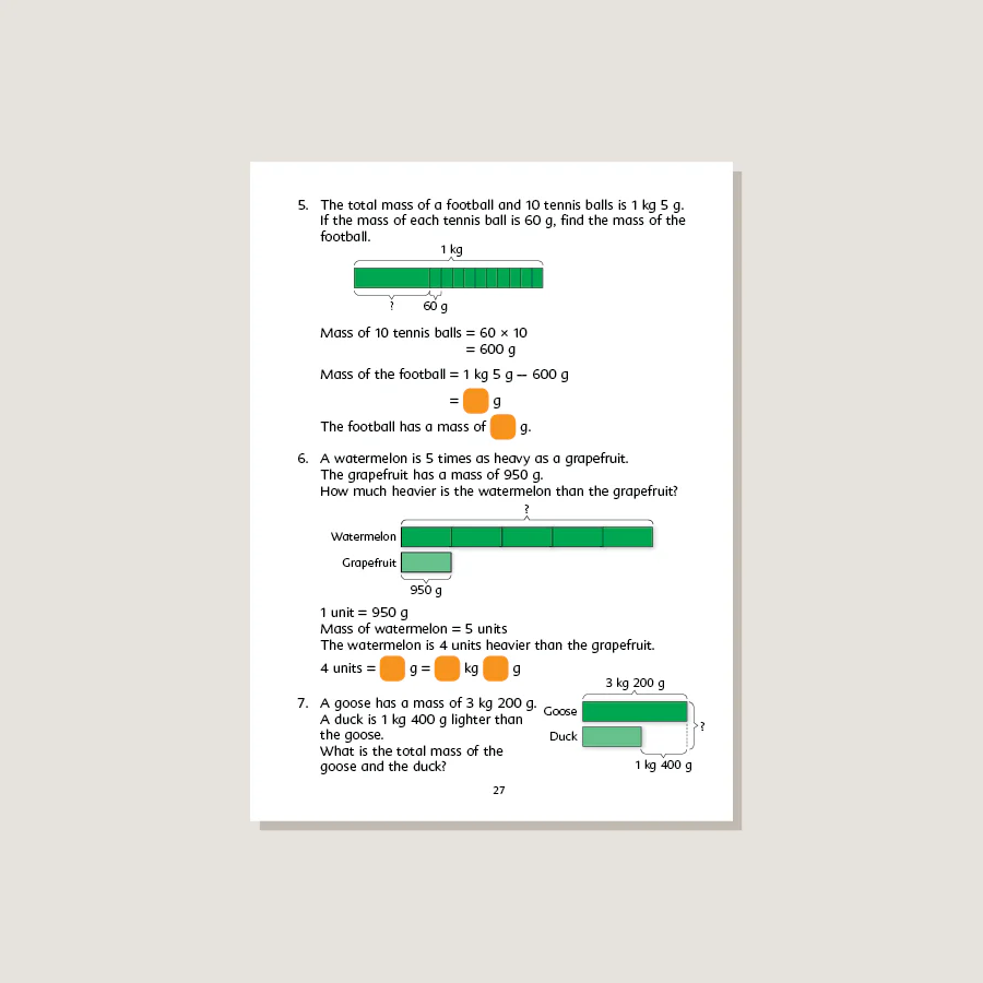 Primary Mathematics Common Core Edition Textbook 3B - Blemished - Image 2