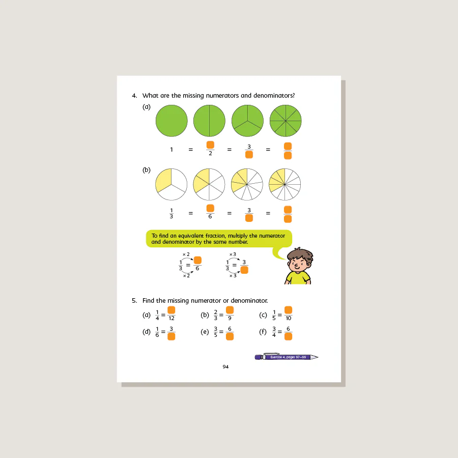 Primary Mathematics Common Core Edition Textbook 3B - Blemished - Image 4